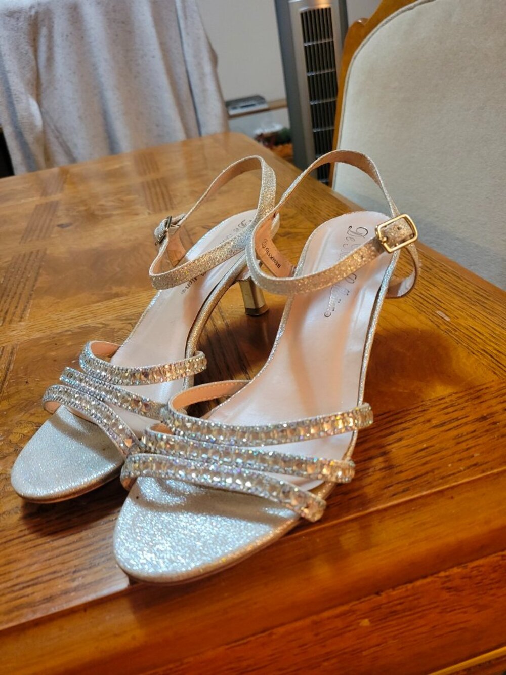 Sparkling Sandals For A Wedding Or Formal Event By De Blossom Collection